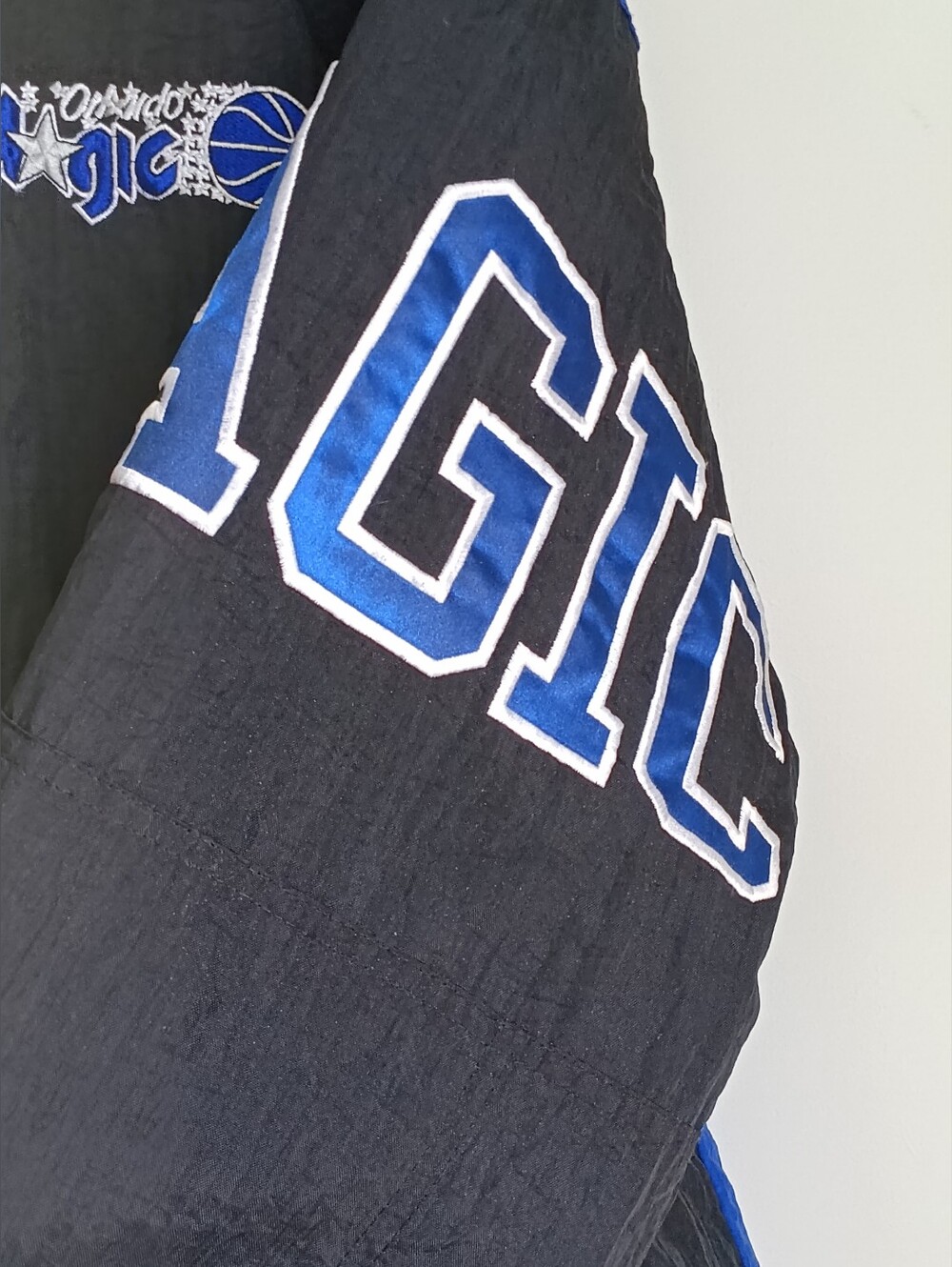 VTG 90s NBA Orlando Magic Starter Button Up Hooded Jacket Size M - Picture 14 of 16